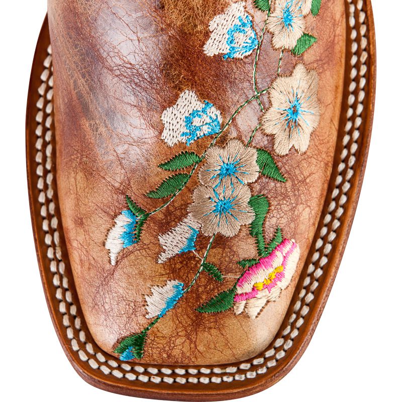 Macie Bean Women's Rose Garden Honey Bunch Cowgirl Boots