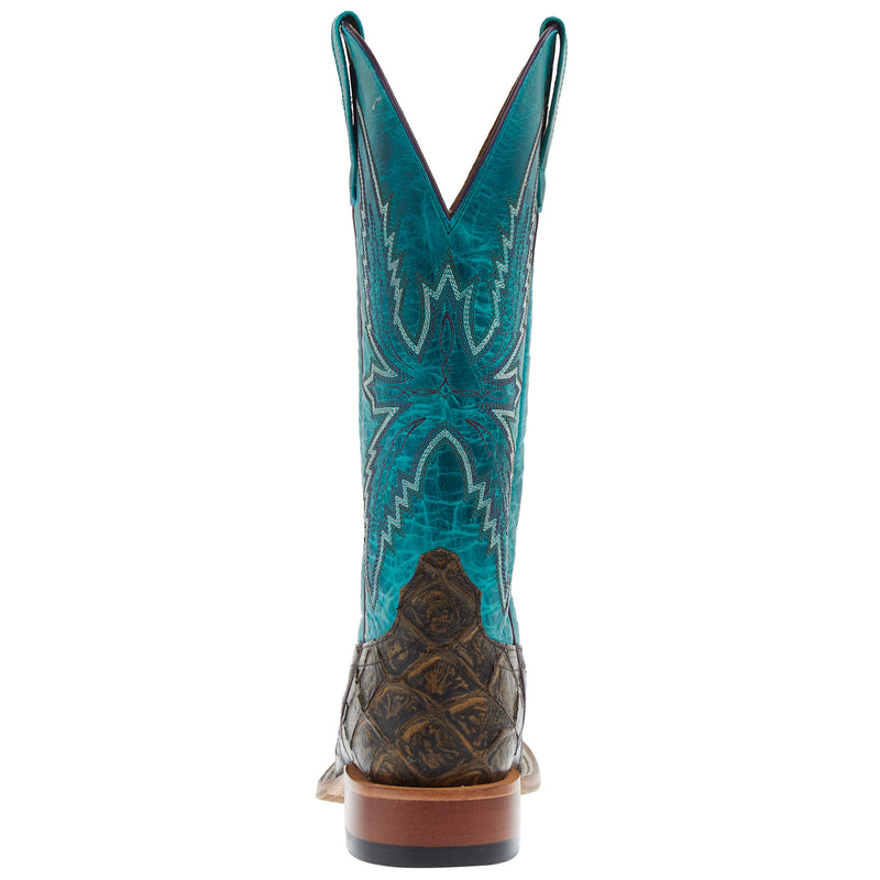 Macie Bean Ladies Coco File Fofish Turquoise Sensation Top Boots