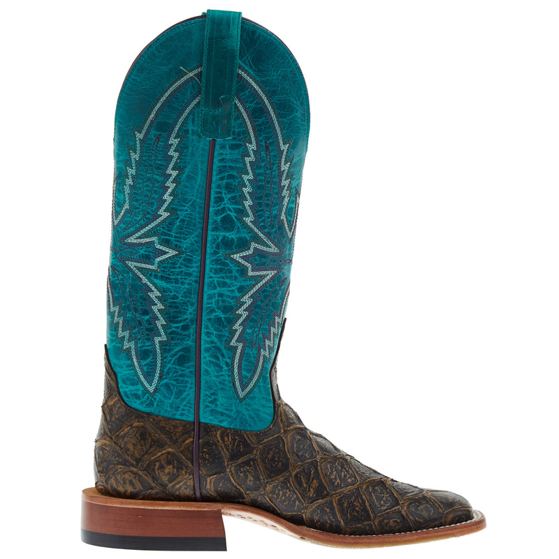 Macie Bean Ladies Coco File Fofish Turquoise Sensation Top Boots