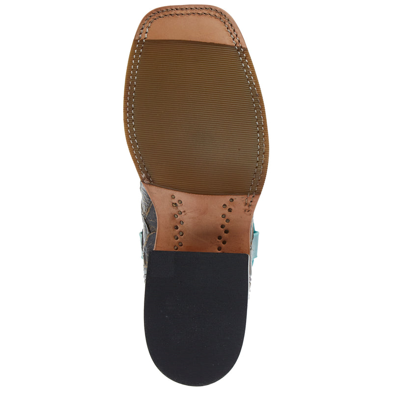 Macie Bean Ladies Coco File Fofish Turquoise Sensation Top Boots