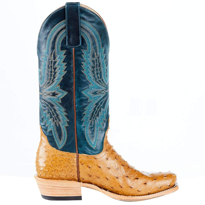 Macie Bean Top Hand Women`s Antique Saddle Navy Explosion Boot