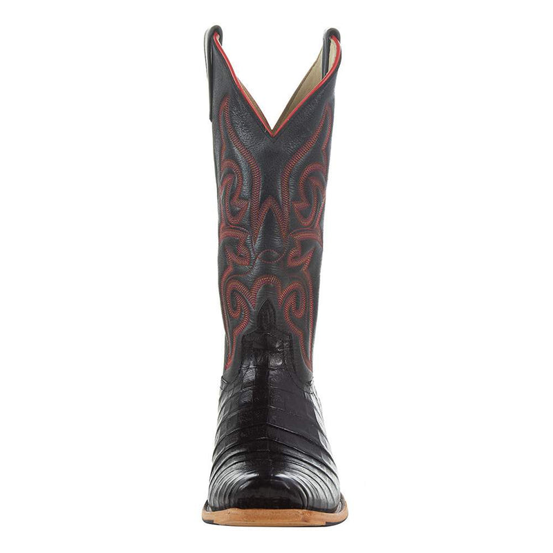 Macie Bean Top Hand Women's Black Caiman Black 13 Top TK Toe Boot