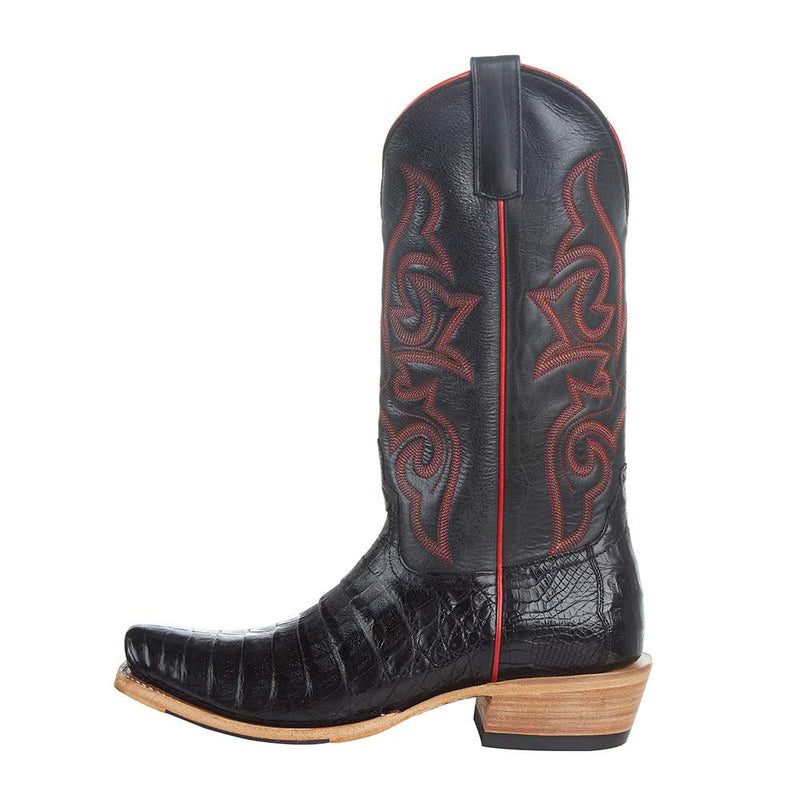 Macie Bean Top Hand Women's Black Caiman Black 13 Top TK Toe Boot