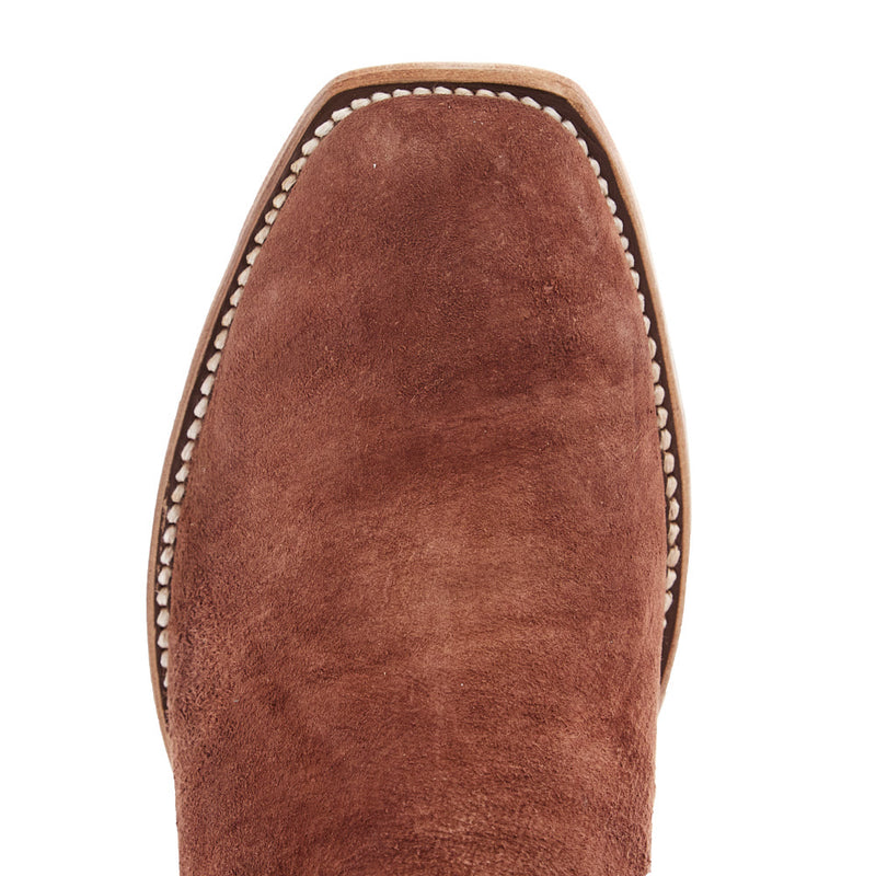 Macie Bean Top Hand Women's Kango Tobac Reverse Smooth Ostrich 13 in Turquoise Sensation Boot
