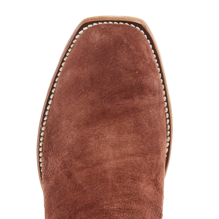 Macie Bean Top Hand Women's Kango Tobac Reverse Smooth Ostrich 13 in Turquoise Sensation Boot