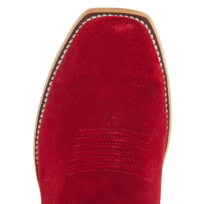Macie Bean Top Hand Women's Red Suede Vamp 13In Seafoam Barcelona Top Boot