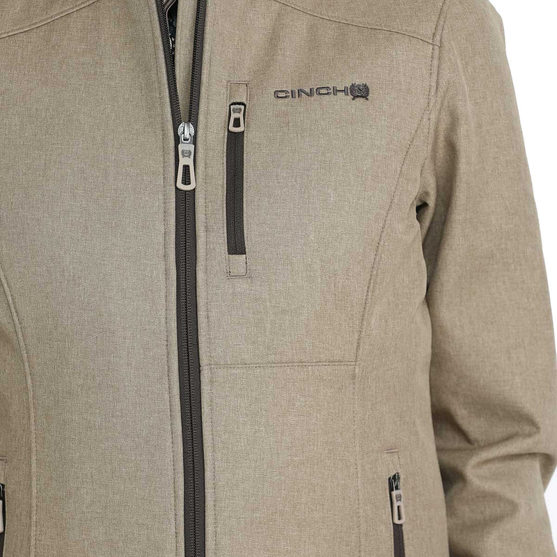 Cinch Women's Conceal Carry Tan Bonded Jacket