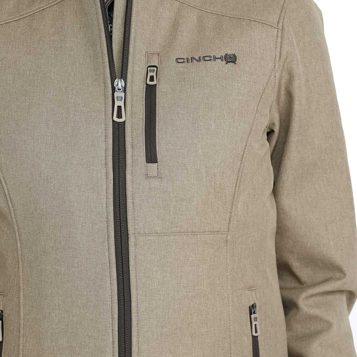 Cinch Women's Conceal Carry Tan Bonded Jacket