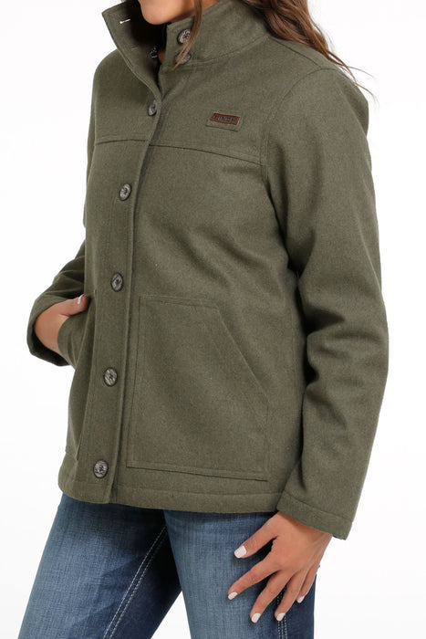 Cinch Women's Poly Wool Coat/Jacket Gray main image 0