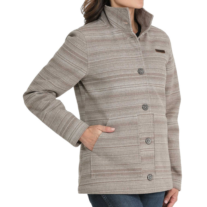 Cinch Women's Gray Wooly Coat
