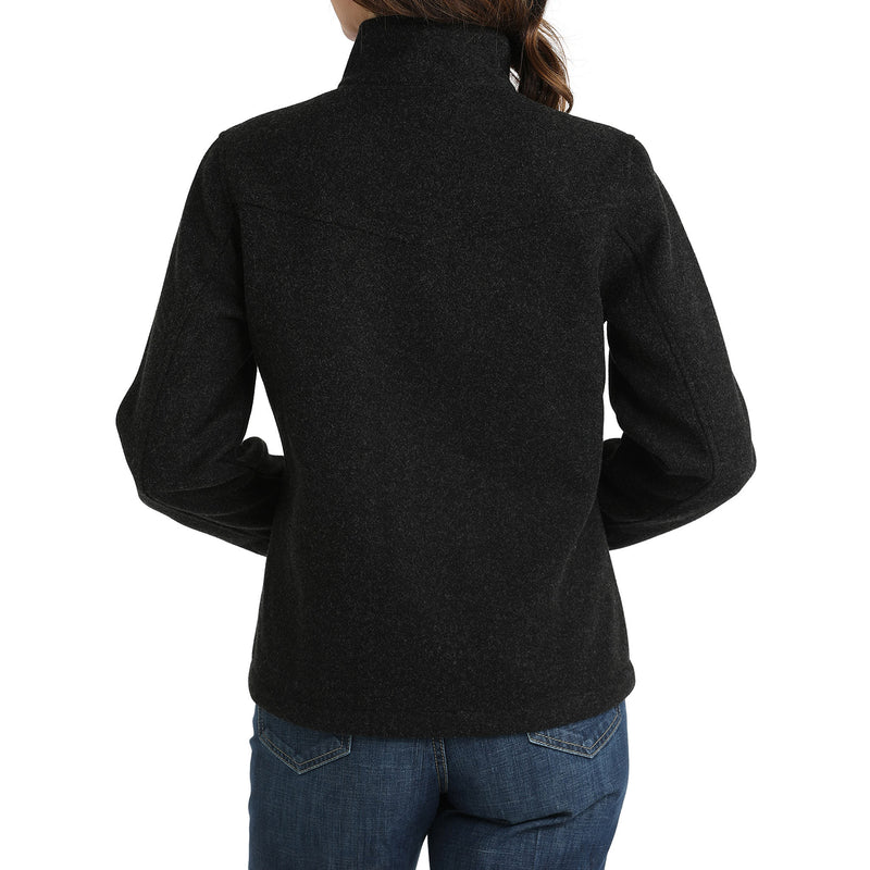 Cinch Women's Black Brushed Knit Shirt Jacket