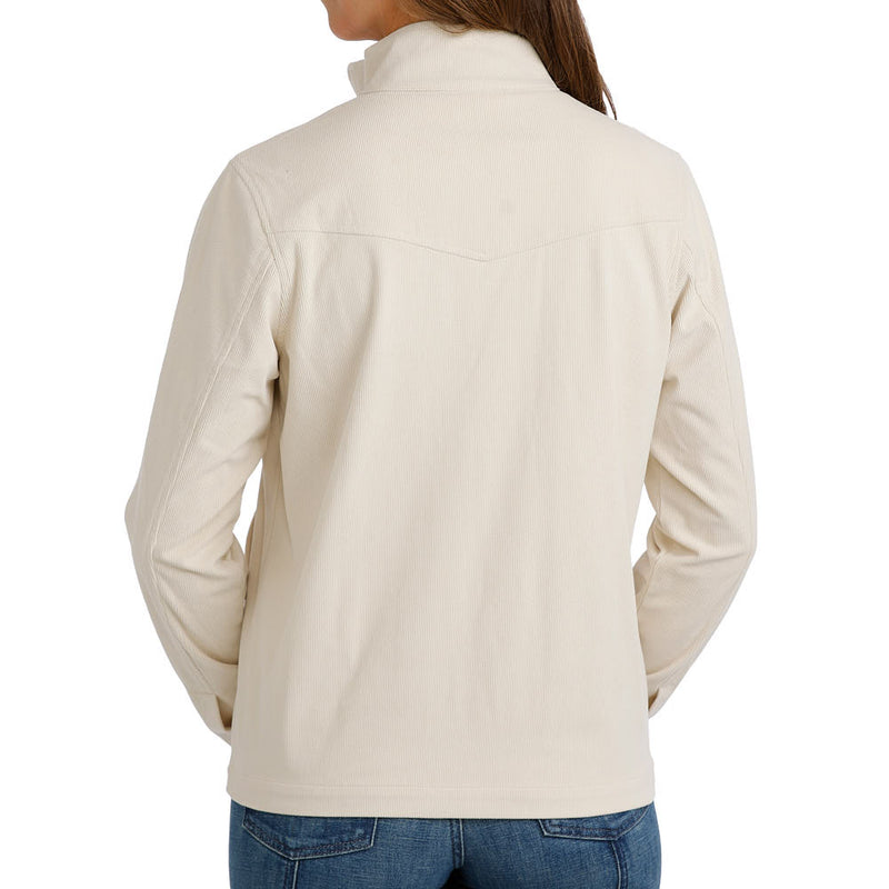 Cinch Women's Cream Corduroy Shirt Jacket