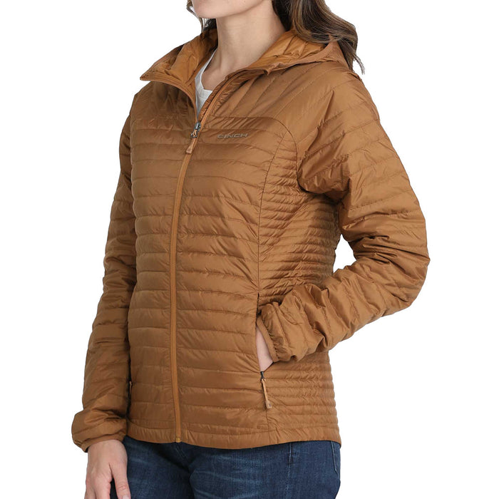 Cinch Women's Brown Puffer Jacket