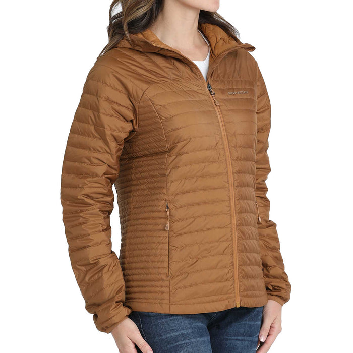 Cinch Women's Brown Puffer Jacket