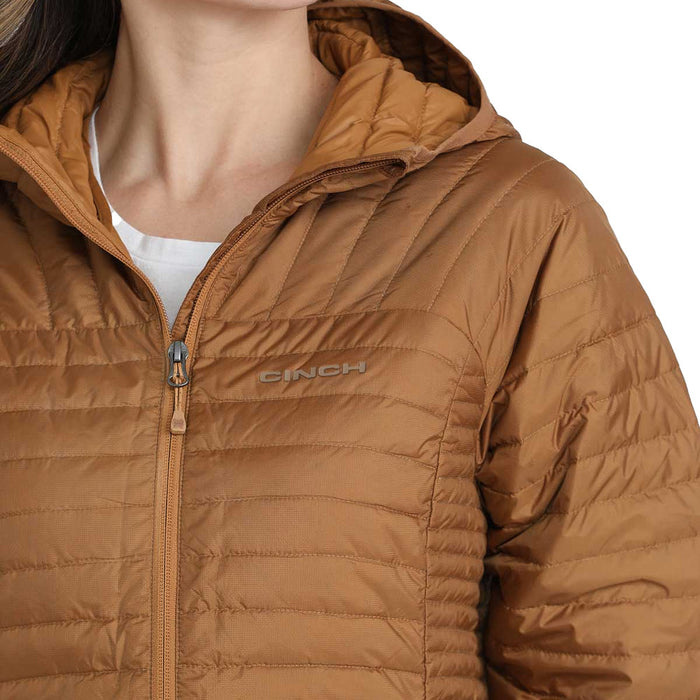 Cinch Women's Brown Puffer Jacket