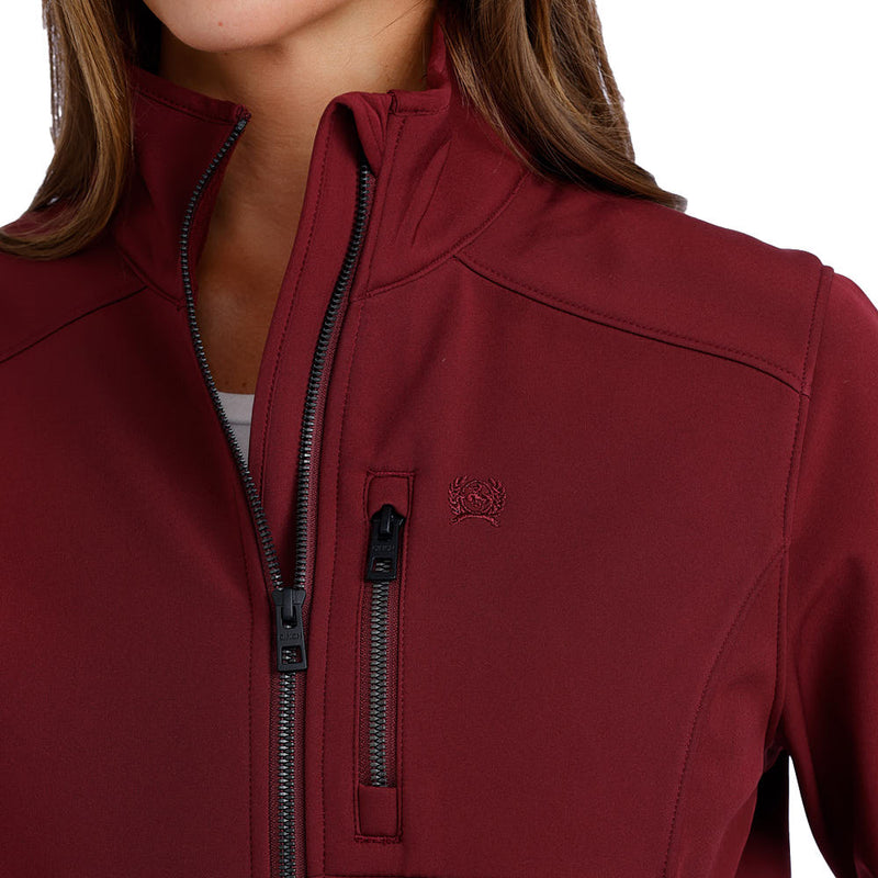 Cinch Women's Burgundy Bonded Jacket