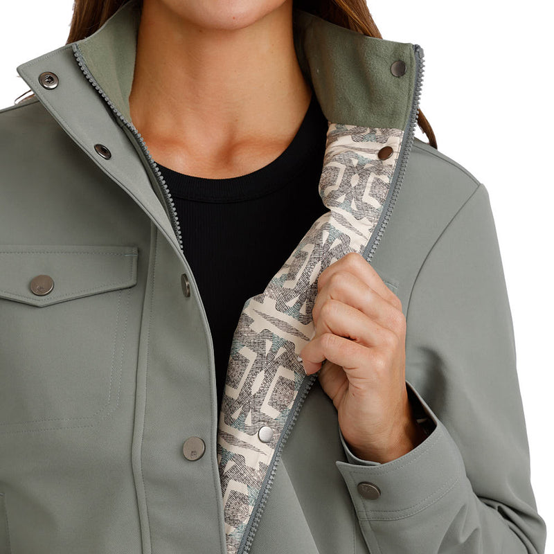 Cinch Women's Green Bonded Chore Coat