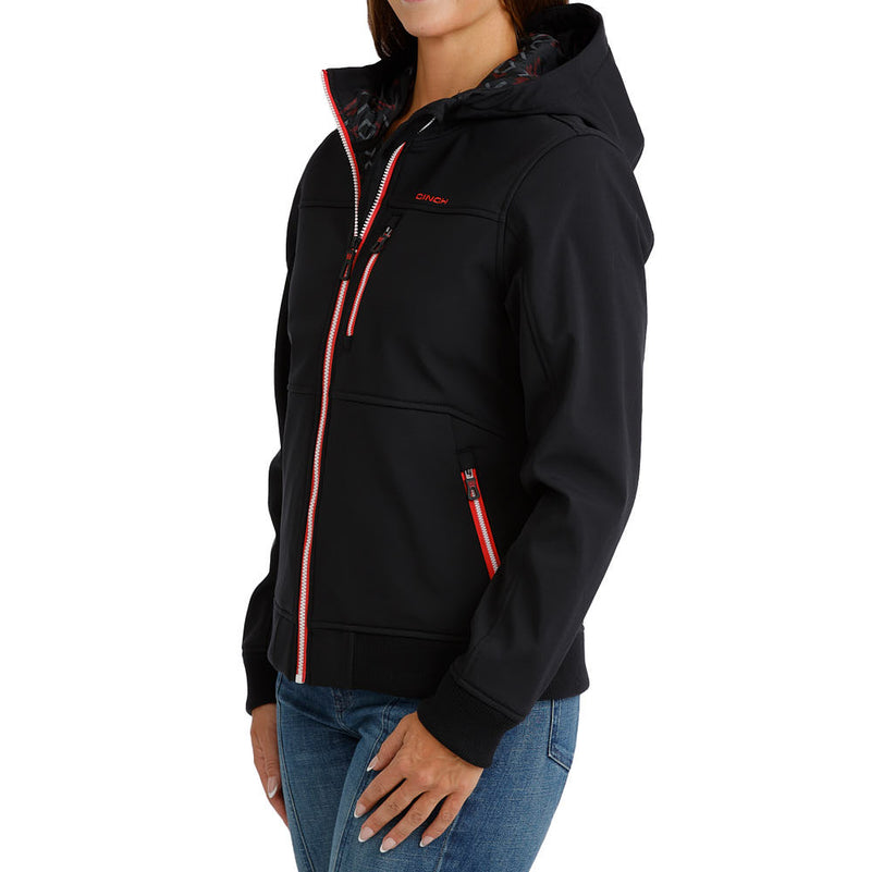 Cinch Women's Black Bonded Hooded Jacket