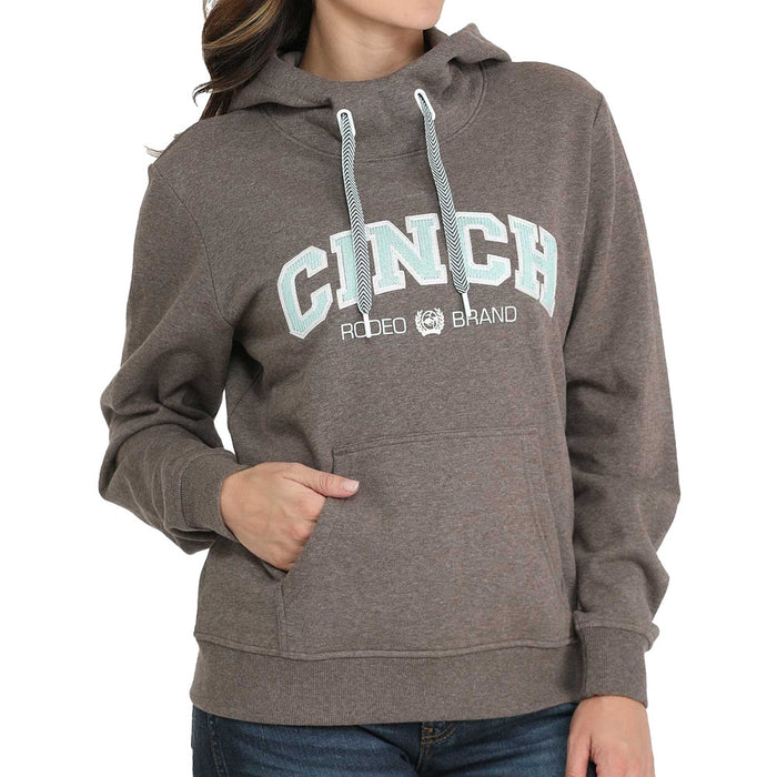Cinch Women's Brown Logo Hoodie
