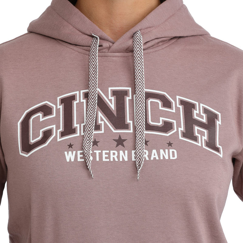 Cinch Women's Lilac Western Brand Hoodie
