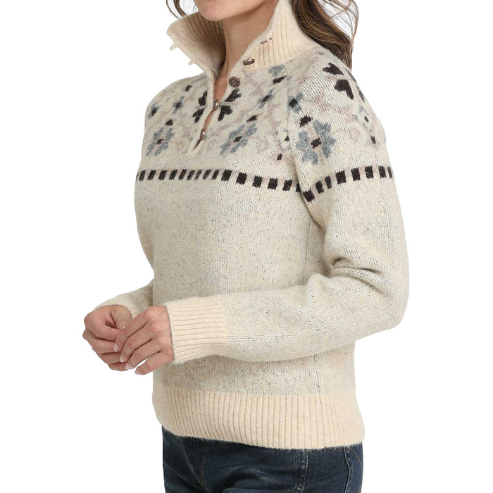 Cinch Cream Wool Pullover Sweater