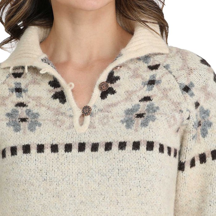 Cinch Cream Wool Pullover Sweater