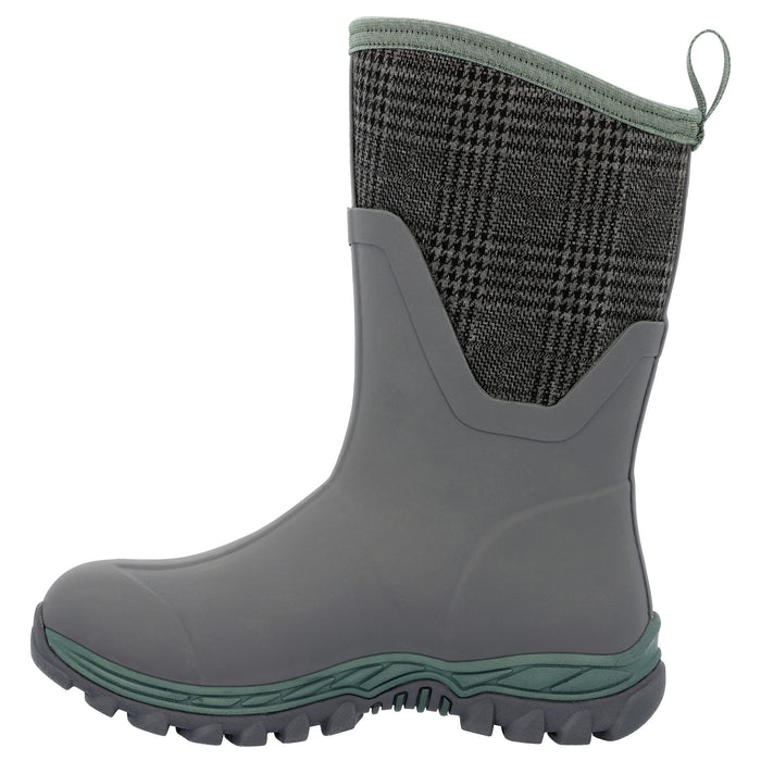Muck Women`s Arctic Sport ll Gray & Plaid Mid Boot