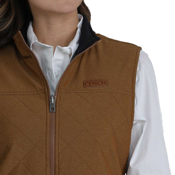 Cinch Women's Brown Reversible Vest