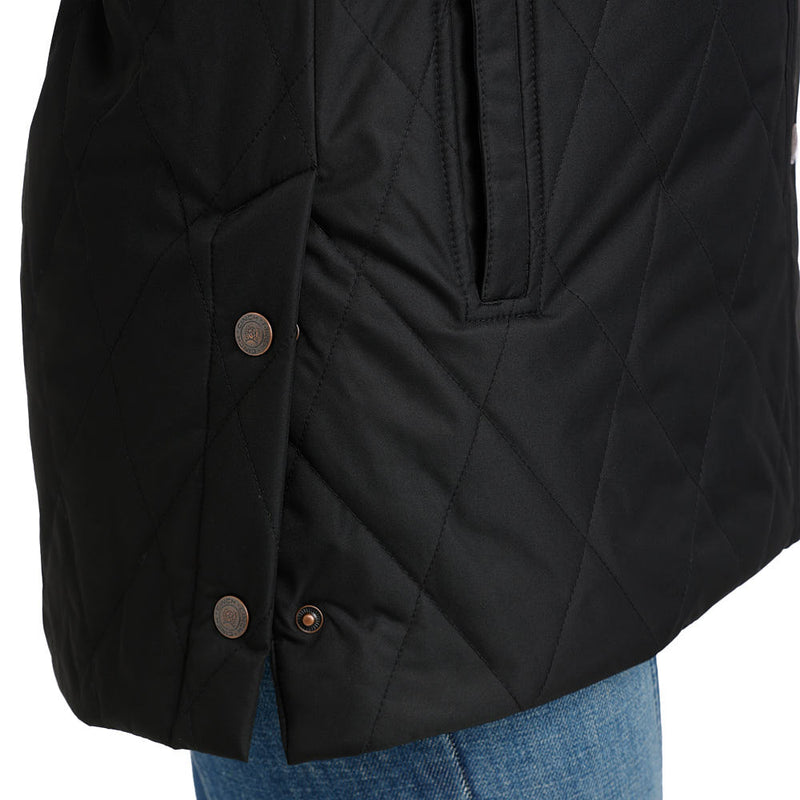 Cinch Women's Black Quilted Barn Vest