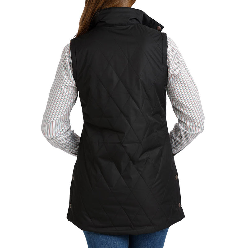 Cinch Women's Black Quilted Barn Vest