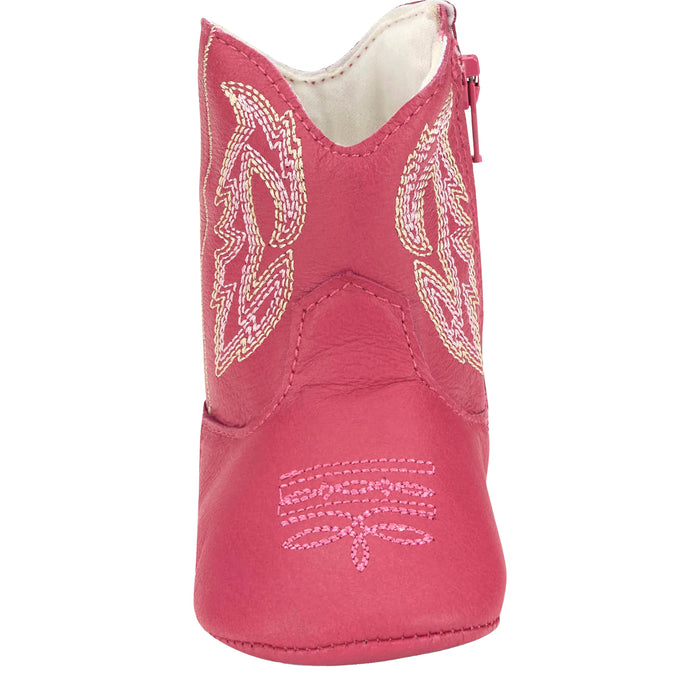 Justin Boot Company Infant Girls Paradise Canter Pink Leather Boots