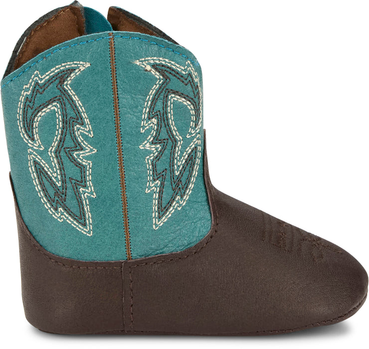 Justin Boot Company Infant Lagoon Baby Canter Leather Boots