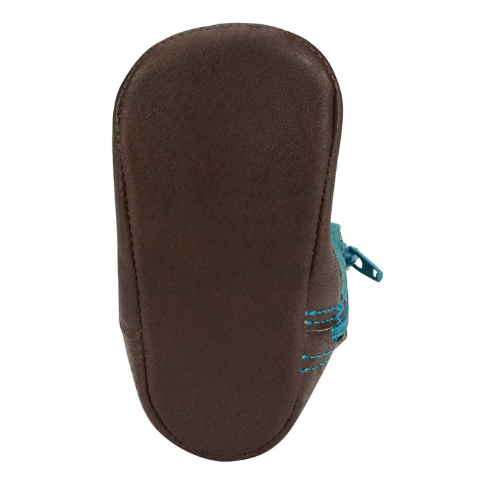 Justin Boot Company Infant Lagoon Baby Canter Leather Boots