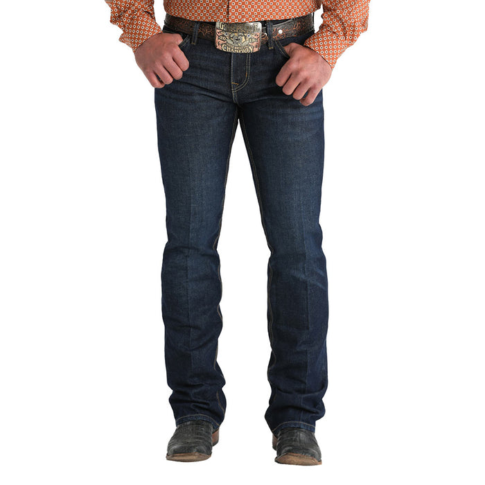 Cinch Men's Ian Rinse Mid Rise Slim Jeans