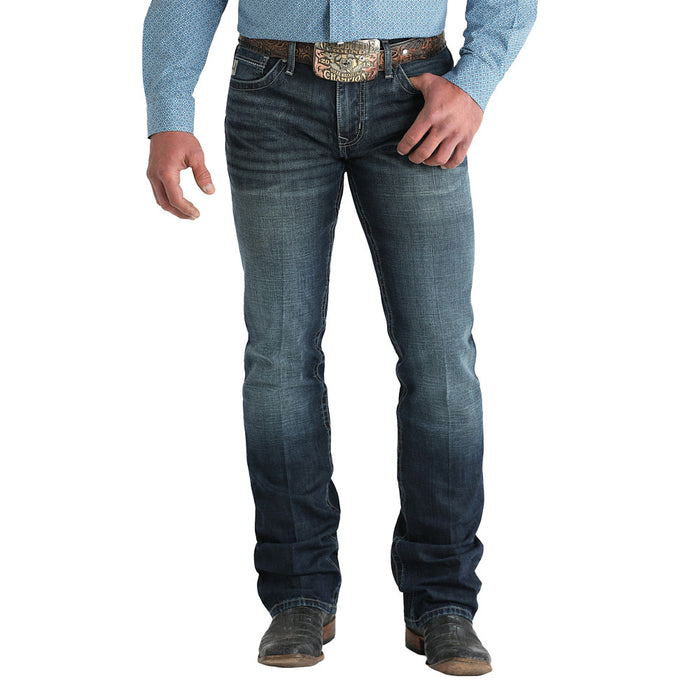 Cinch Men's Ian Mid Rise Slim Jeans