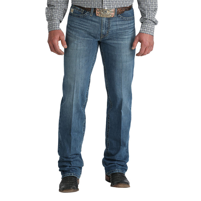 Cinch Men's Grant Medium Stonewash Mid Rise Jeans