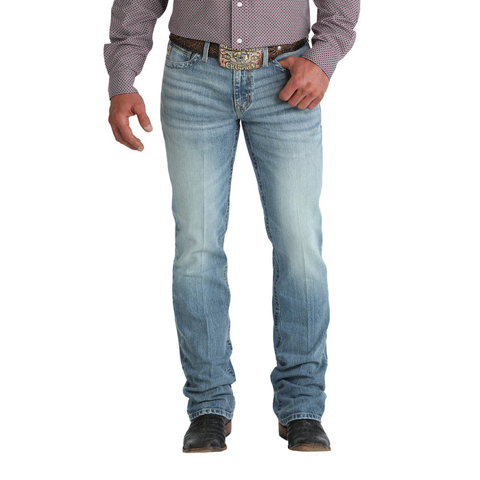 Cinch Men's Ian Slim Medium Stonewash Jeans
