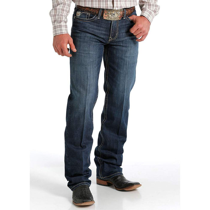 Cinch Men's Grant Dark Stonewash Boot Cut Jean