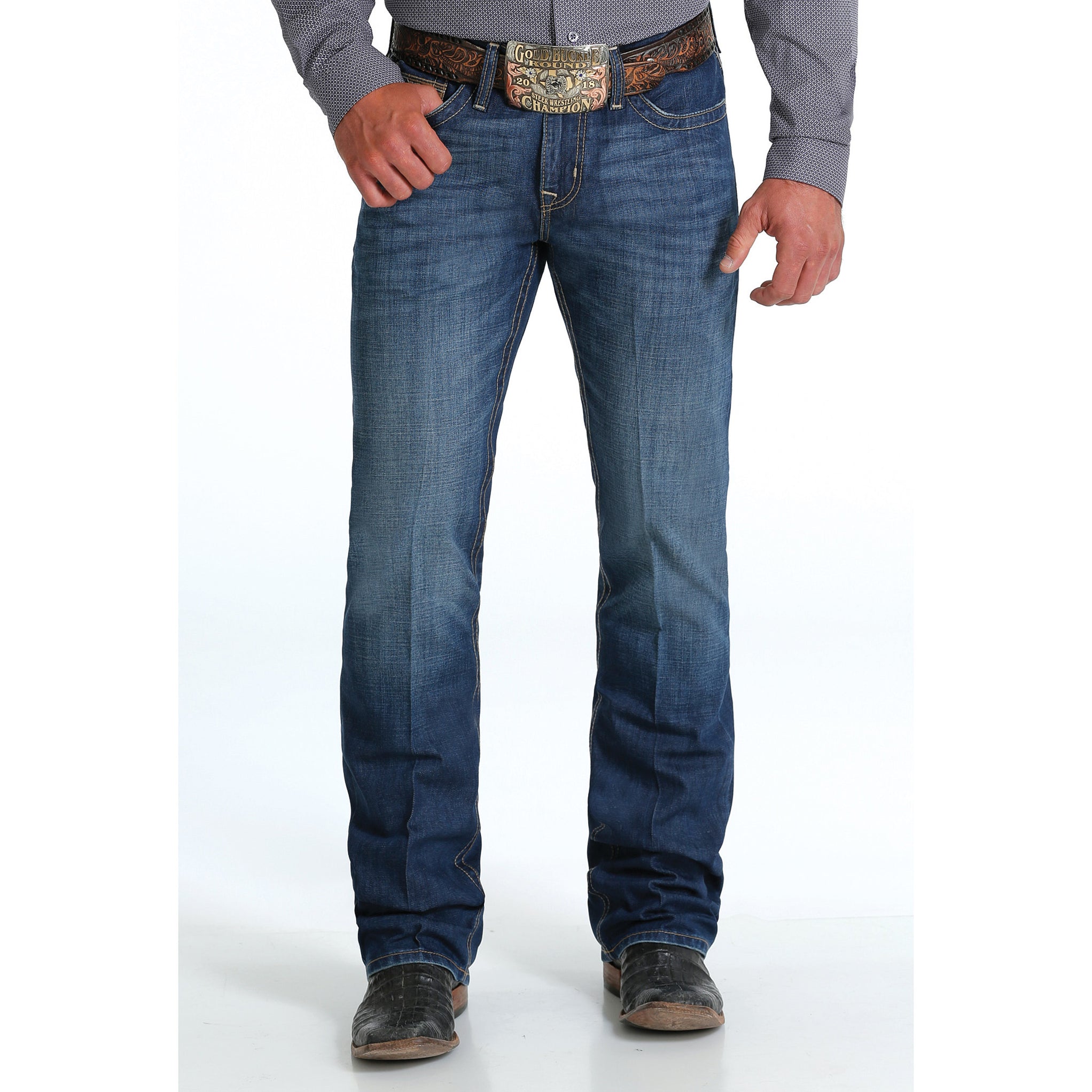 Men's Cinch Slim Fit Ian Jean-Light Stone main image 0