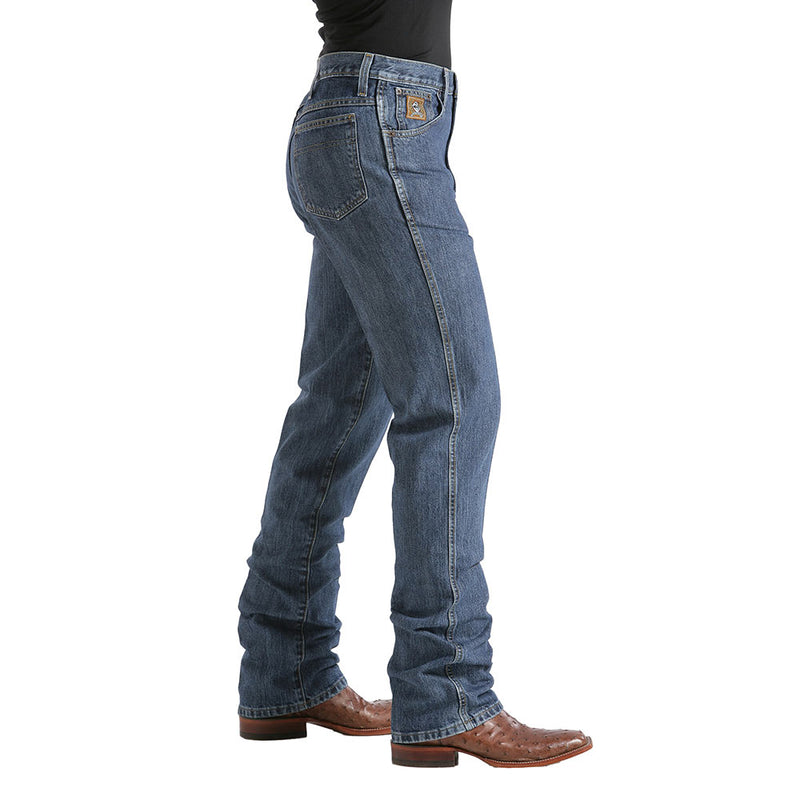Cinch Men's Bronze Label Slim Fit Dark Stonewash Jeans