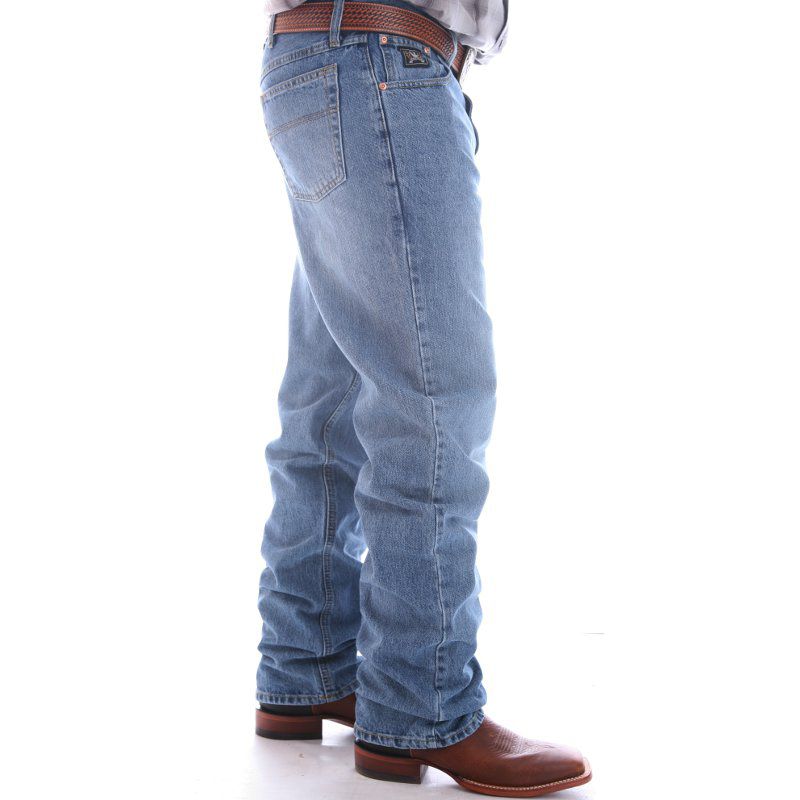 Cinch Men Black Label Loose Fit Medium Stonewash Jeans