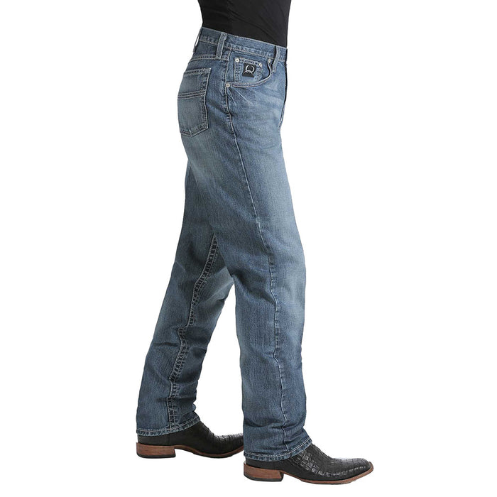 Cinch Men's Black Label 2.0 Medium Stonewash Jeans