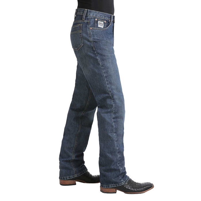 Cinch Men's White Label Mid Rise Dark Stonewash Jeans