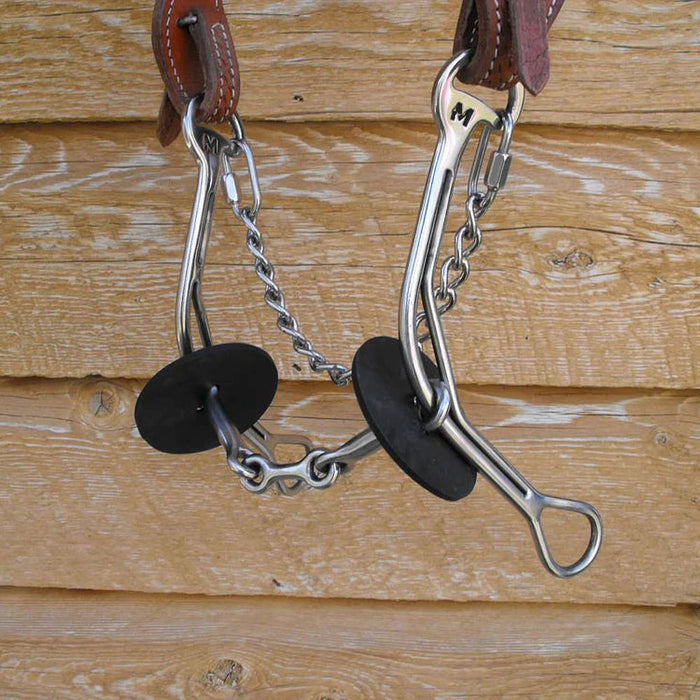 Merrill Bits Smooth Dog Bone Long Gag Bit