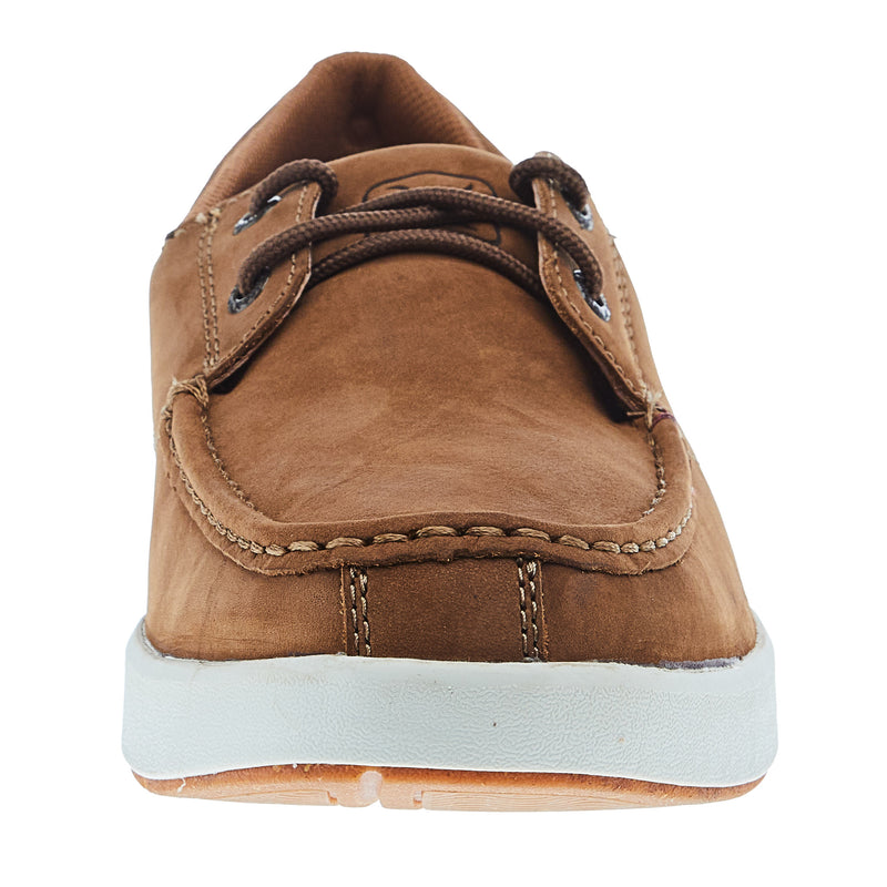 Twisted X Mens Ultra Lite X Lion Tan Boat Shoe