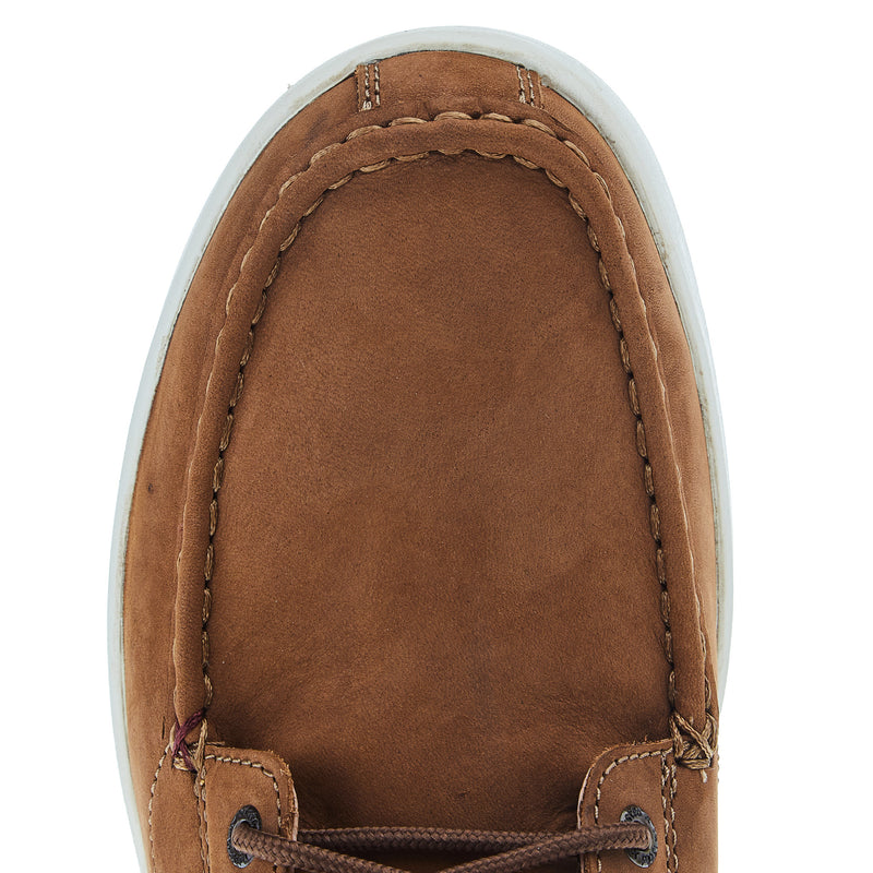 Twisted X Mens Ultra Lite X Lion Tan Boat Shoe
