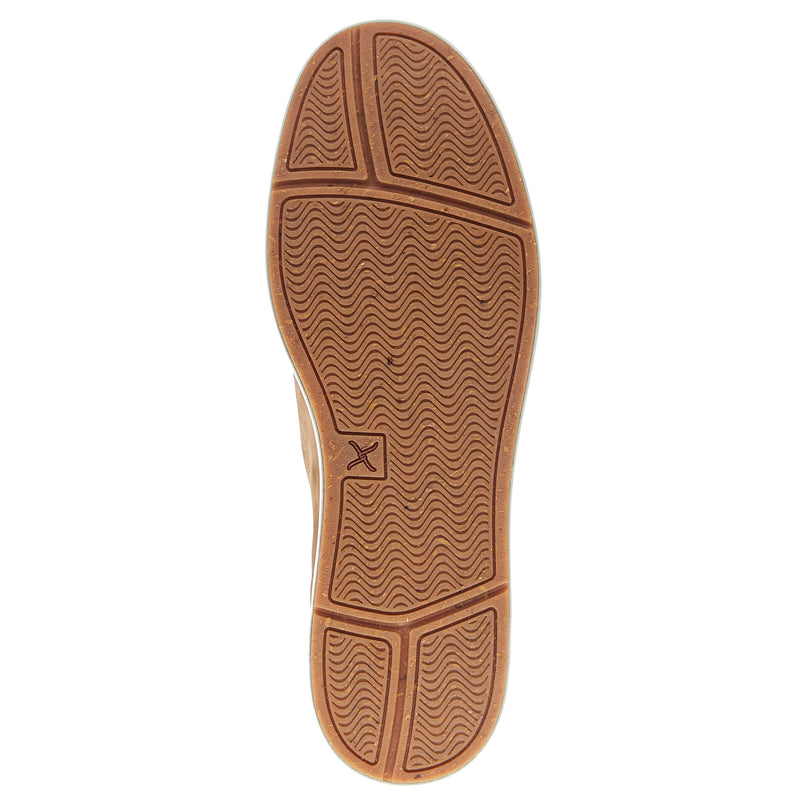 Twisted X Mens Ultra Lite X Lion Tan Boat Shoe