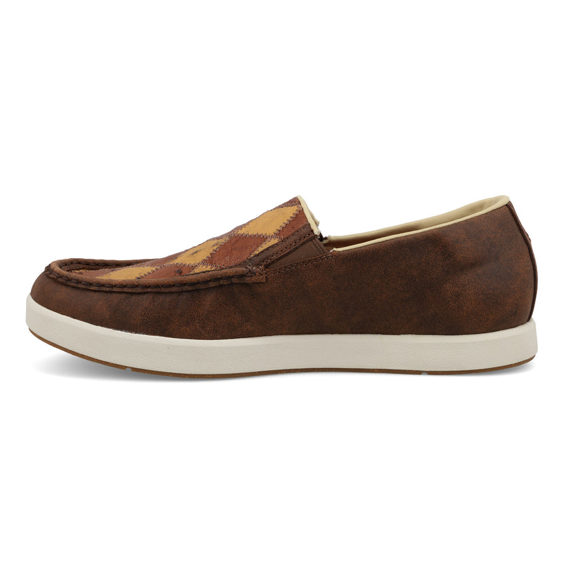Twisted X Men`s Ostrich Patchwork UltraLite X Slip On Casual
