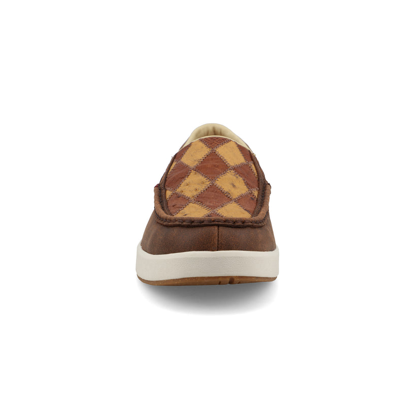 Twisted X Men`s Ostrich Patchwork UltraLite X Slip On Casual