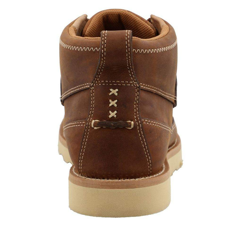 Twisted X Men's Woven Oiled Saddle Lace Up Casual Shoe